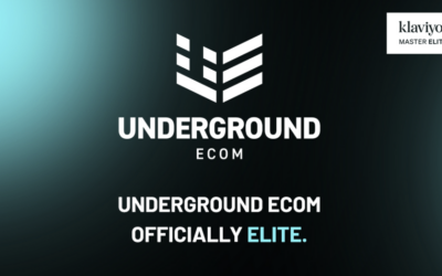 Underground Ecom official Elite Master Partners with Klaviyo