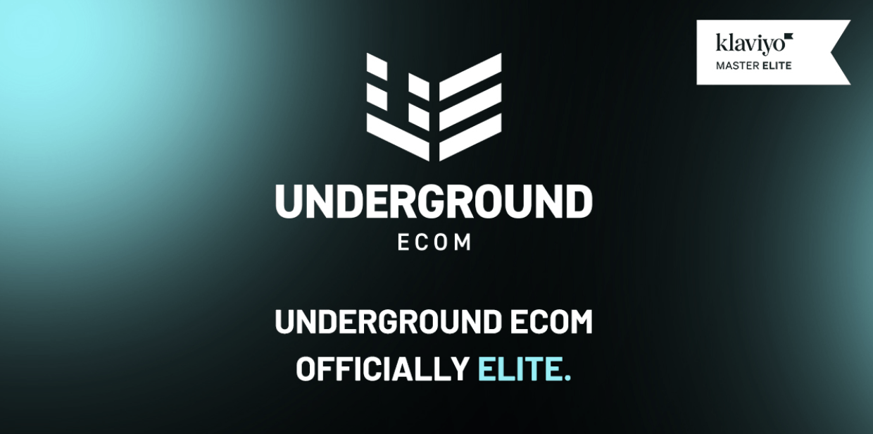 Underground Ecom official Elite Master Partners with Klaviyo