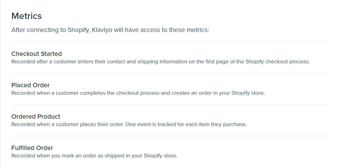 1. Klaviyo Shopify Integration